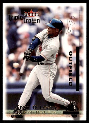 #ad 2001 Fleer Triple Crown Troy O#x27;Leary Boston Red Sox #237 $2.99
