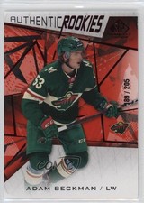 2021 SP Game Used Authentic Rookies Red Fragment 189/205 Adam Beckman #131 0wx2