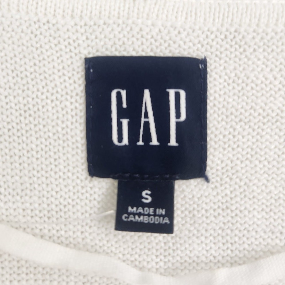 GAP Cream Colored Button Down Cardigan Womens Siz… - image 3