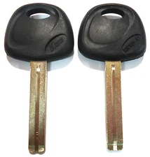 2 NEW REPLACEMENT NON-TRANSPONDER UNCUT BLADE KEY FIT HYUNDAI KIA - USA MADE