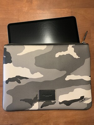 Coach Men's Signature Canvas Camo Print iPad Pro 11 Inch, iPad Air