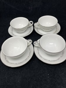 Noritake Crestmont 6013 Cup And Saucer Sets