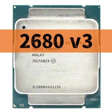 Intel Xeon E5-2680 v3 SR1XP 2.5GHz 12 Cores LGA2011-3 CPU Processor