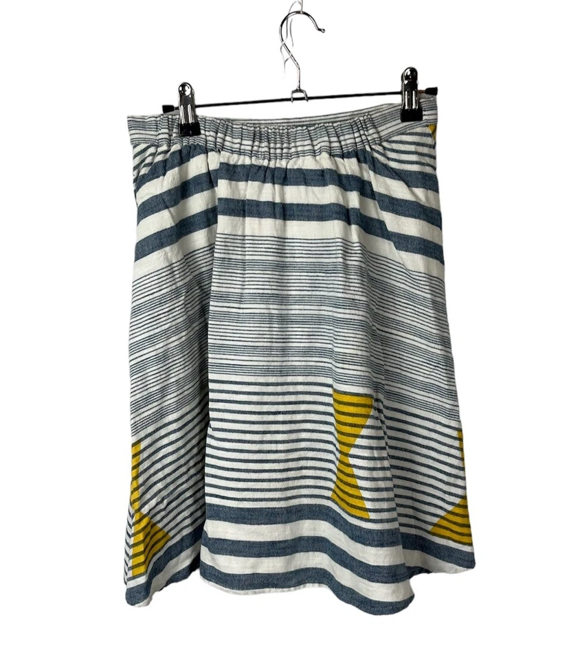 Falda circular Plenty by Tracy Reese para mujer color hilo azul talla XS Foto 2 de 4