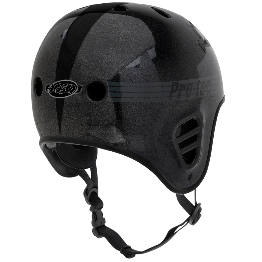 Pro-Tec Hosoi Full Cut Helmet - Metalic Black Skate/Longboard