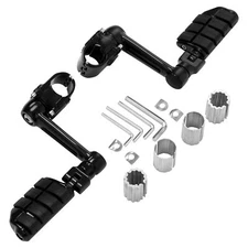 25/32/35mm Adjustable Highway Footpegs Peg Clamps For Honda Goldwing GL1800