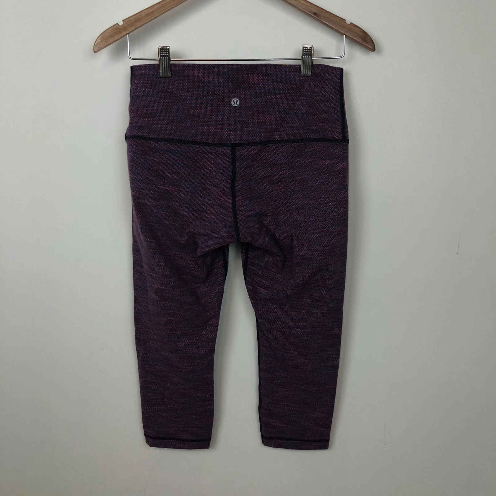 lululemon crop space dye athletic workout leggings