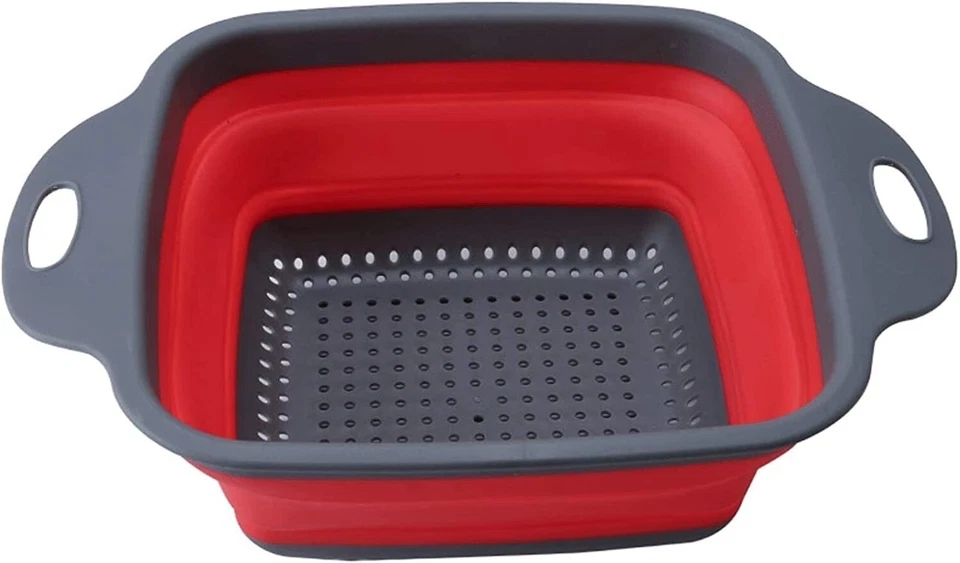 Easy Storage Folding Strainer Collapsible Colander 7.2"x9.5"x3" Case of 60 Items - Image 2 of 4