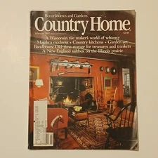 Country Home Magazine February 1987 New England Saltbox on the Illinois Prairie