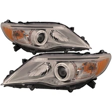 Halogen Headlights Left Driver Right Passenger For Toyota Avalon 11-12 CAPA