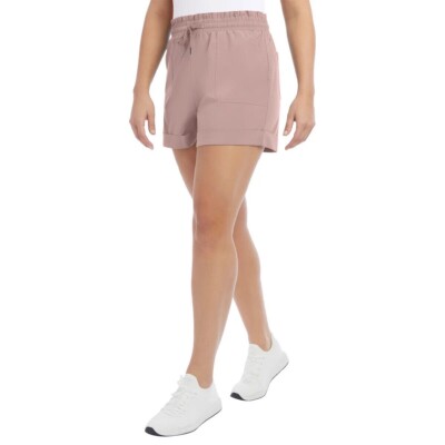 Danskin Women's Woven Paperbag Short,Antler,    XS