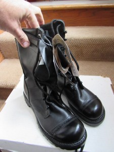 black leather jump boots