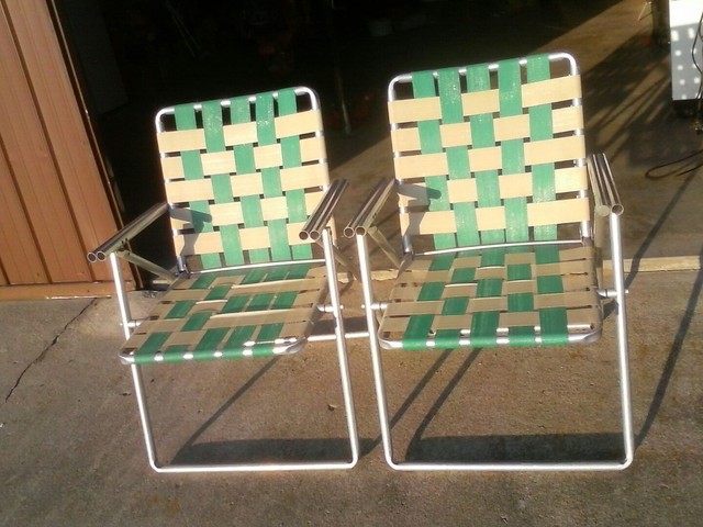 double folding lawn chair