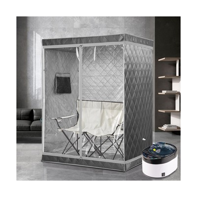 Full Size 2 Person Sauna, Portable Steam Sauna Tent for Home, 1 or 2 Person F...