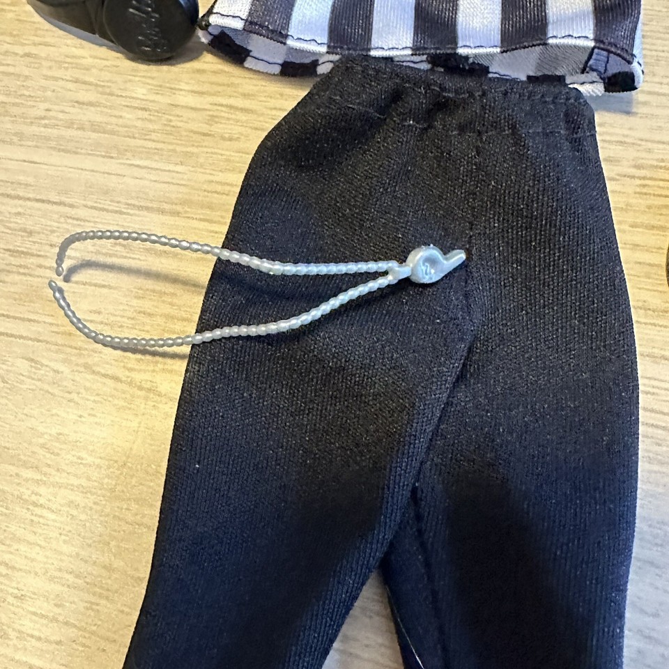 Barbie Mattel I Can Be Sports Football Referee Uniform For Curvy Doll