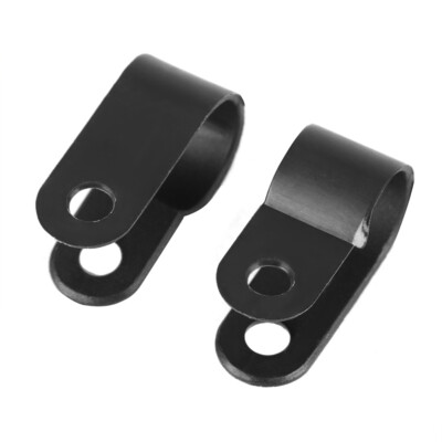 200pcs R-type P-type Cable Clamps Plastic Nylon Wire Clip Assortment Kit Hardware Tools Cable Clip | UK