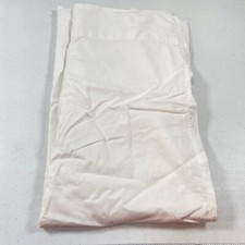 pillowcase standard white solid color cotton modern classic traditional 1051-8