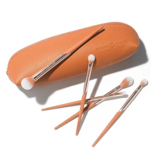 COMPLEX CULTURE Face In Point - 5 Piece Brush Kit + Vegan Makeup Bag - NWT! - Picture 1 of 11