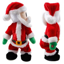 Twerking Santa Santa Claus Dancing and Singing Song 14" Christmas Doll Dancing