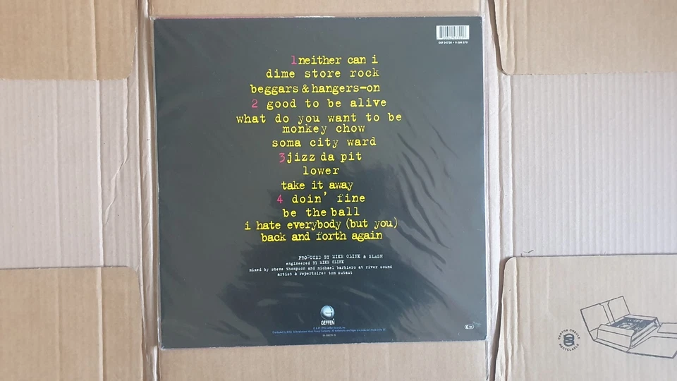 SLASH SNAKEPIT IT'S FIVE O CLOCK SOMEWHERE VINYLE - 2 LP ULTRA RARE - Photo 2/4