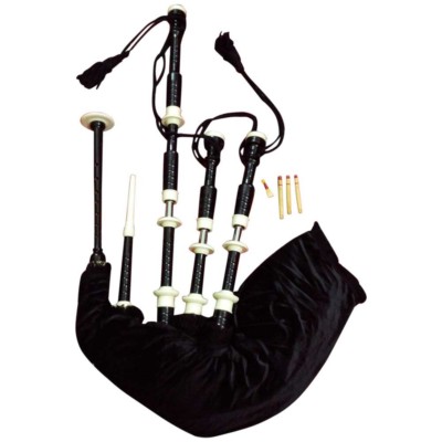 SCOZZESE OCA PRATICA Cornamusa Nuovo Nero Argento - Foto 14