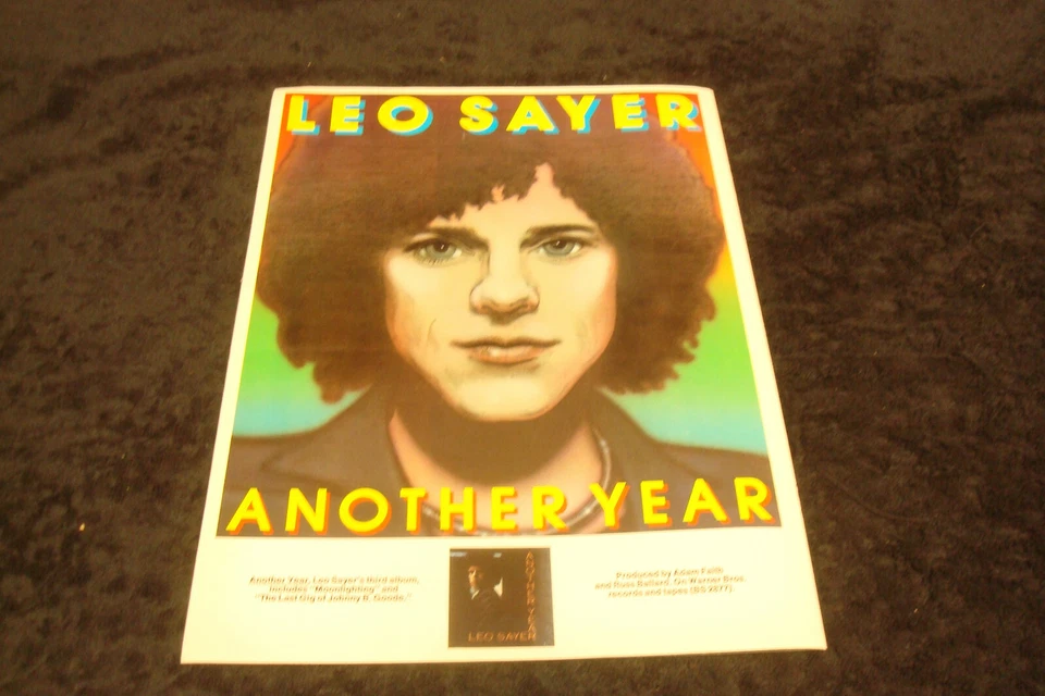 ELECTRIC LIGHT ORCHESTRA, ELO 1975 anuncio y LEO SAYER & SILVER CONVENTION "Fly Robin Foto 3 de 4