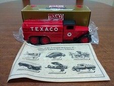 ERTL TEXACO 1930 DIAMOND T FUEL TANKER 1990 TRUCK BANK  Limited Edition 7 NOS