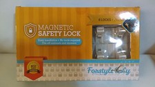 Baby-Proof Magnetic Cabinet Locks by Forstyle Safety - No Tools or Screws Needed