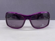 Rodenstock Sunglasses Woman Purple Rectangular Large Lens Germany 3209