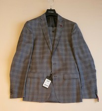 Roy Robson Herren Anzug Slim Fit ,Schurwolle Super'100 Business. Gr.90 