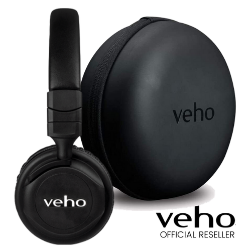 VEHO Z4 ON EAR WIRED HEADPHONES W/CARRY 