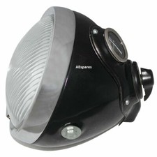 Black 6" Lucas Du42 Headlight Headlamp Panther Fits For Triumph Ariel Douglas