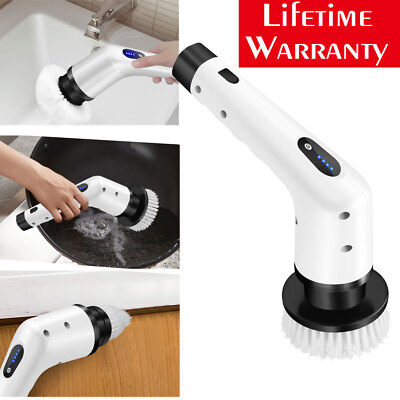 #ad #ad 2024 3 Heads Electric Handheld Cordless Rechargeable Spinning Power Scrubber US $18.52