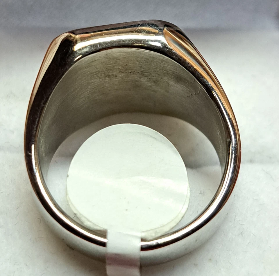 Anillo de acero inoxidable armalita talla 11 Foto 2 de 2