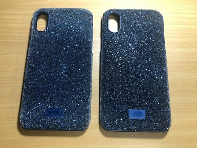 Genuine Swarovski - High Case for Apple iPhone X - Blue (49714BBR) - LOT of 2