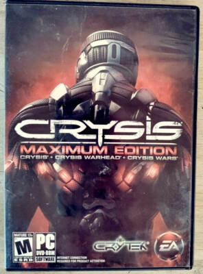 Crysis: Maximum Edition (PC, 2009) 3 Games Crysis + Crysis Warhead + Crysis Wars