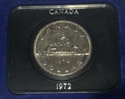 1972 Canadian Silver Dollar Proof 50% Silver Coin in Original Box