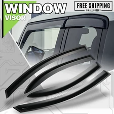 Window Visor Shade Vent Wind Rain Deflector Sun Guard fit 06-11 Honda Civic 4-DR