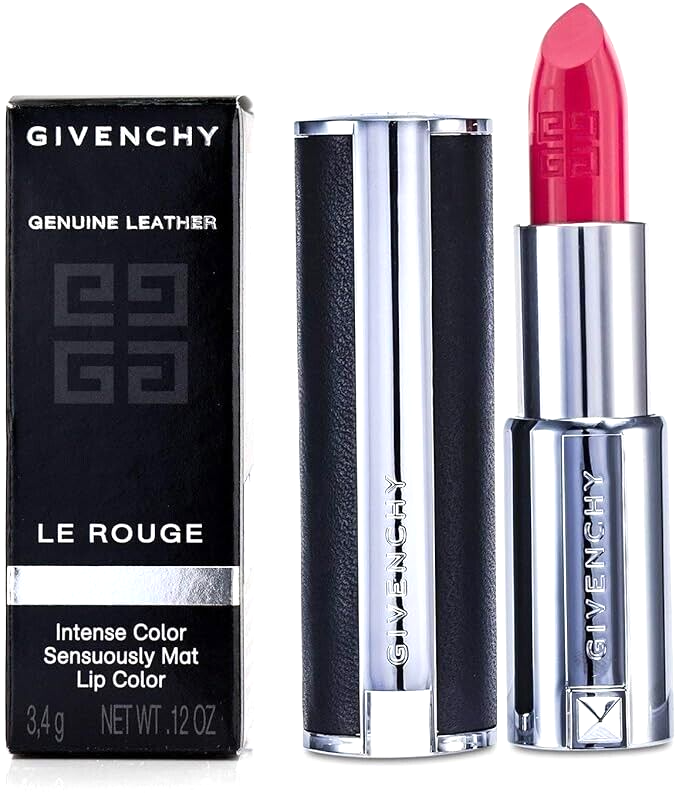 Givenchy Hibiscus Matte Lipstick Le Rouge 302, Leather  Tube, NEW