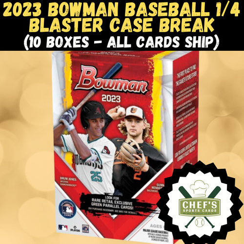 CLEVELAND GUARDIANS - 2023 BOWMAN BASEBALL 10 BLASTER BOX (1/4 CASE) BREAK #29