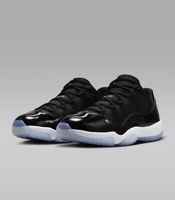 【美品】エアジョーダン11 レトロLOW Black/Varsity  Air Jordan 11 Retro Low Black Varsity Royal Space Jam- Size 11
