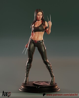 X-23 - Laura Kinney 1/10 scale 180mm 3D printed resin figure model kit