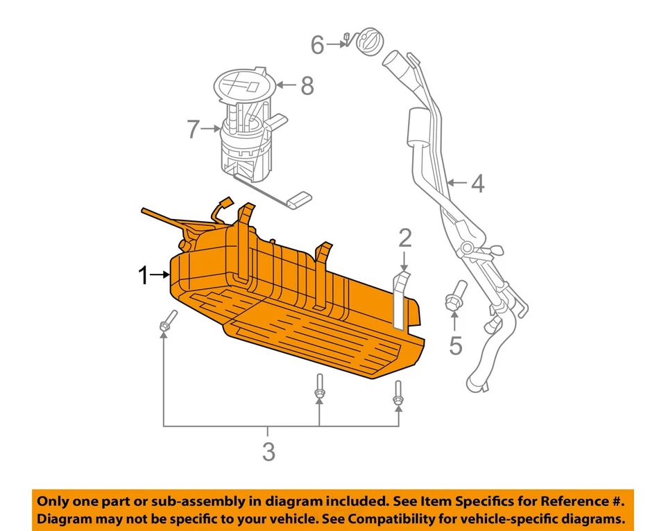 Used Fuel Tank fits: 2008 Jeep Grand cherokee 3.7 Grade A Foto 3 de 4