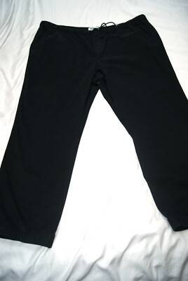 old navy modern jogger pants mens 3XLT black big tall stretch waist  drawstring