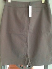 Pencilskirt, above knee, Parallel, size 4, womens, greenish orange hues, slim