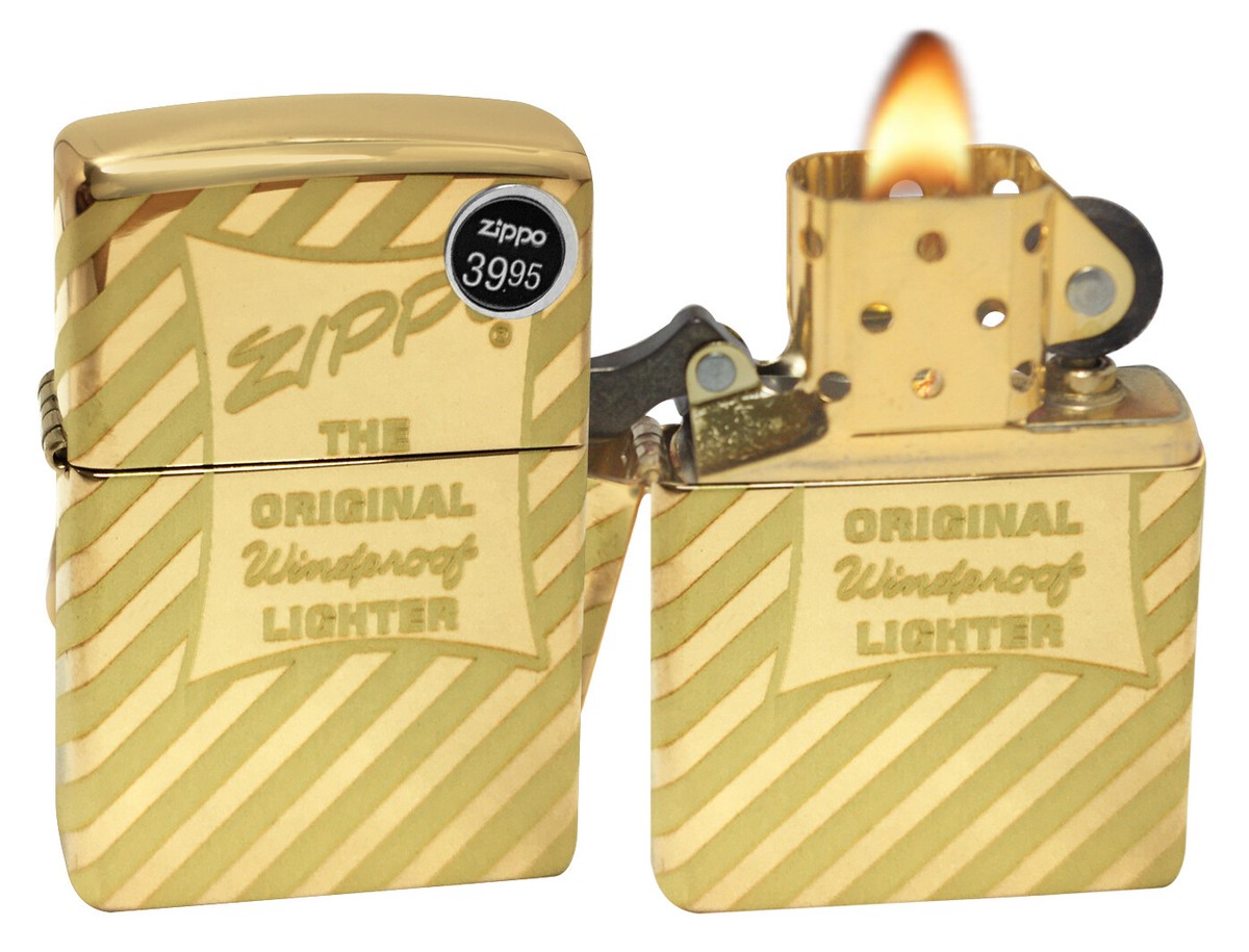Zippo 49075 Windproof 360 Degree Laser Engraved Vintage Lighter