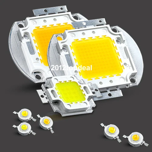 High Power LED chip warm Cold white Lighting Beads 1W 3W 10W 50W 100W Integrated