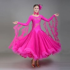 Ballroom Dance Dress Competition Modern Big Swing Standard Party Stage Clothes