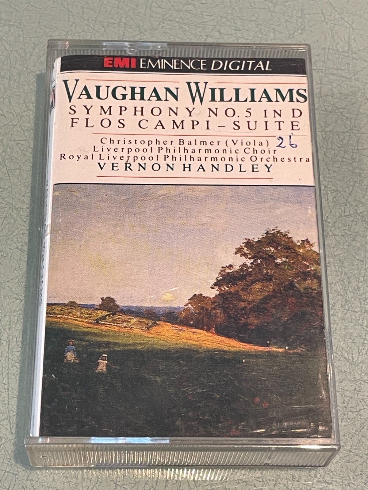 Vaughan Williams - Symphony No. 5 - Flos Campi Suite - Audio Cassette Tape Album