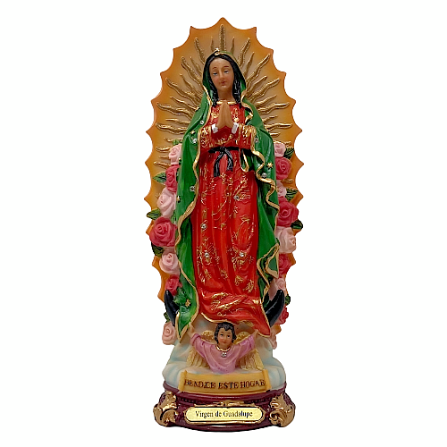 Virgen De Guadalupe 12" Religious Figure , New - Picture 1 of 2